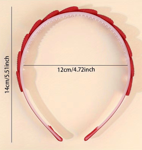 Heart headband - strass valentines