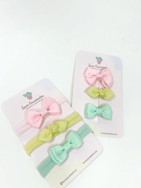 set baby Cotton candy -  NB