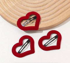 heart-shaped hair clip
