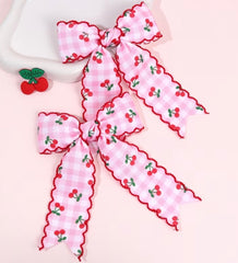 Larissa bow - cherry