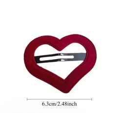 heart-shaped hair clip