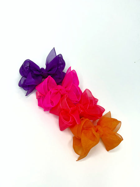 Manu bow - organza Small