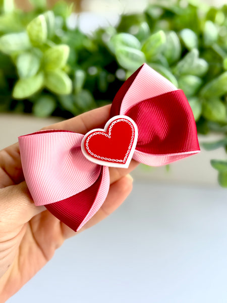 Nanda bow heart - valentines